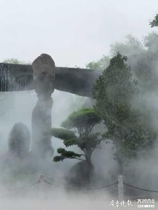 莆田人造仙境來了！濟(jì)南泉城公園出現(xiàn)人工造霧
