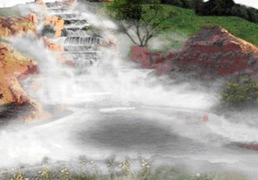 莆田旅游風(fēng)景區(qū)的人造霧是怎么噴出來的？